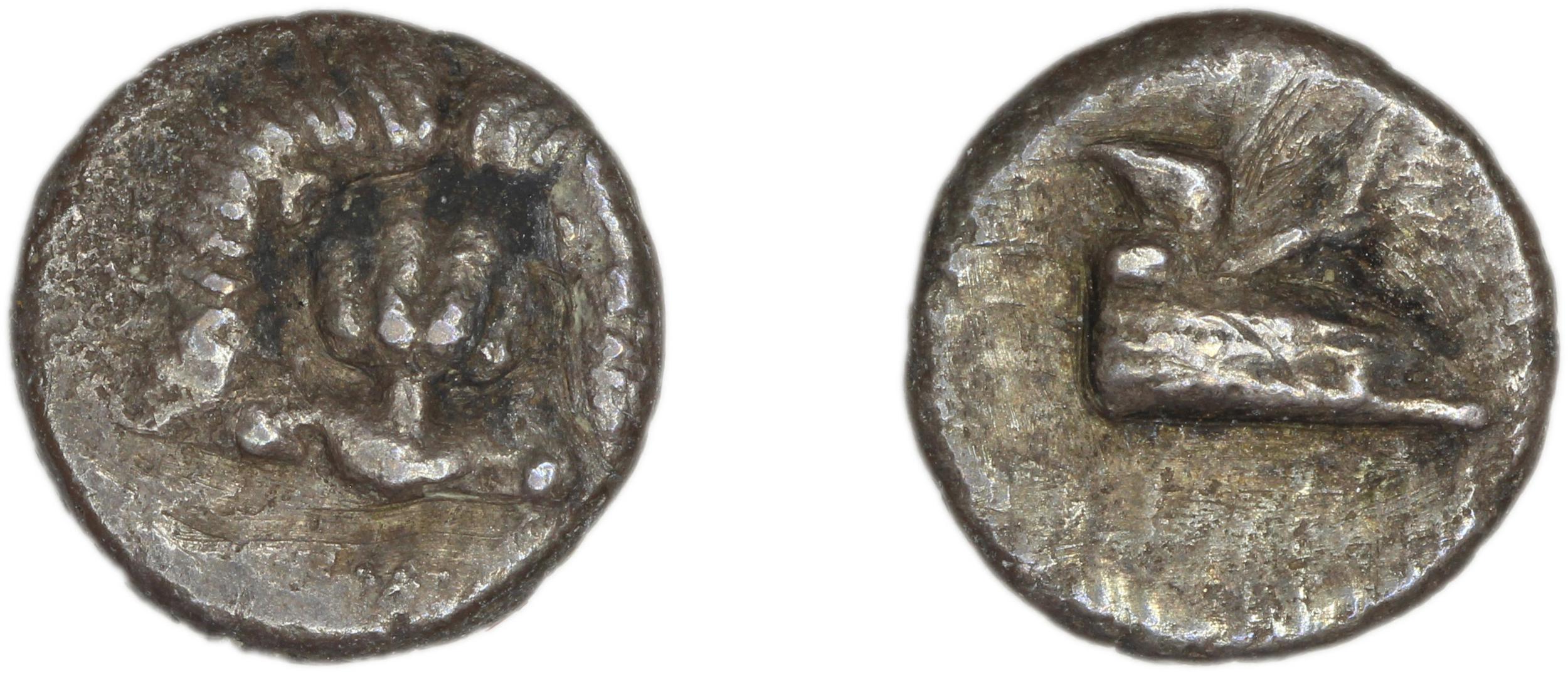 Samos Barron 1966 Class X diobols, аверс, bm