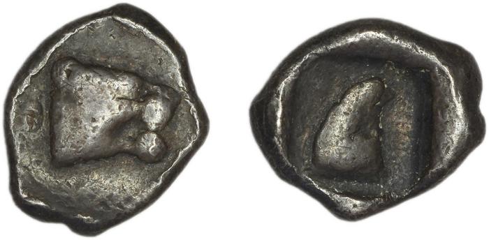 Samos Barron 1966 Class 1-2 diobols, реверс, bm