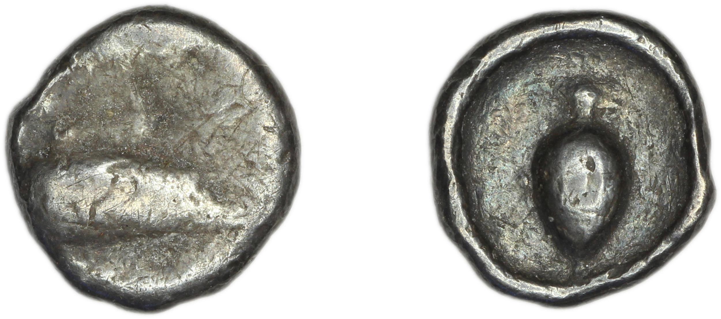 Samos Barron 1966 Samian trihemiobols, аверс, bm