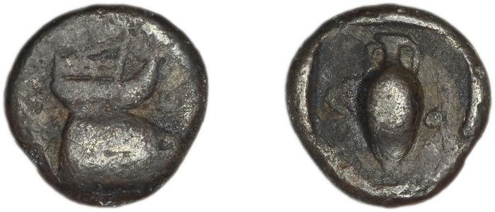 реверс Samos Barron 1966 Samian trihemiobols