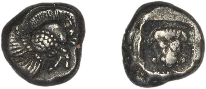 Samos Barron 1966 Samian drachms, реверс, bm