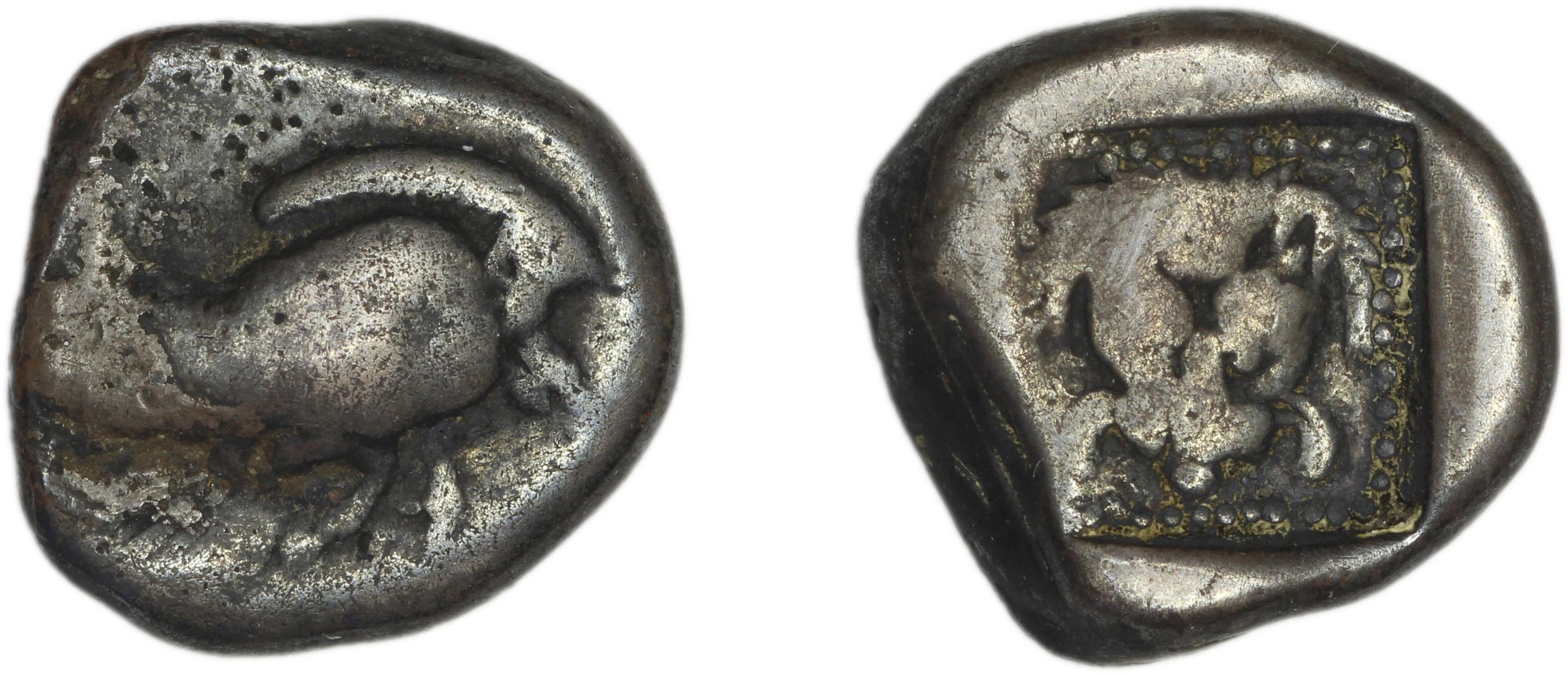 Samos Barron 1966 Samian drachms, аверс, bm