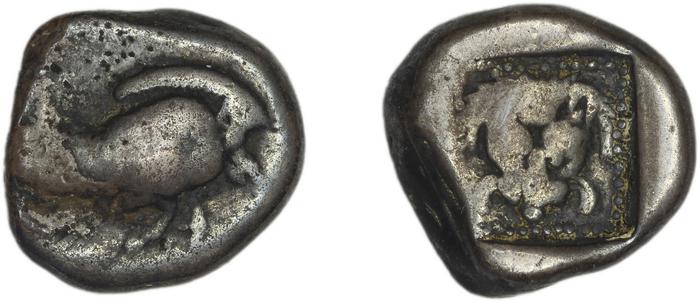 Samos Barron 1966 Samian drachms, реверс, bm