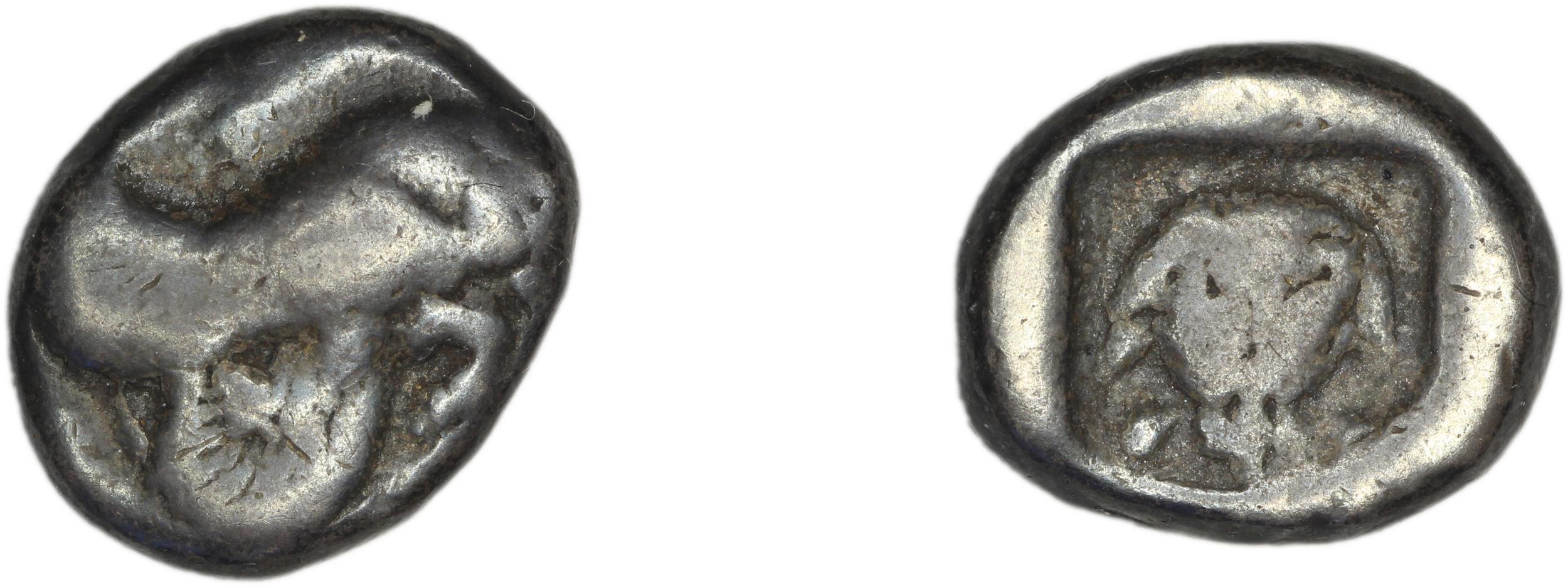 Samos Barron 1966 Samian drachms, аверс, bm