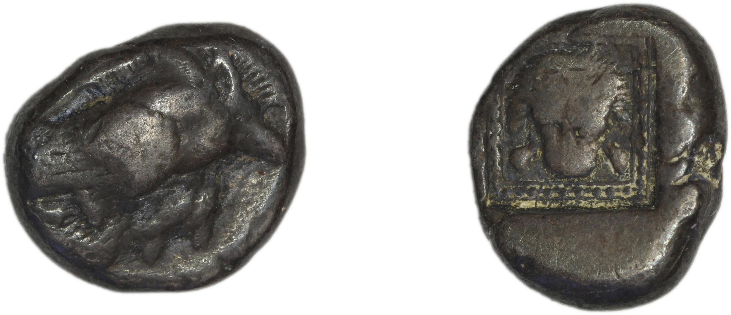 Samos Barron 1966 Samian drachms, аверс, bm