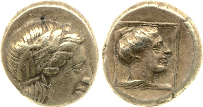 Mytilene Bodenstedt 1981 Series 5.95, реверс, Британский музей
