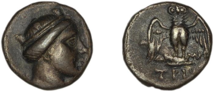 Amisus Waddington 1925 11a, реверс, bm