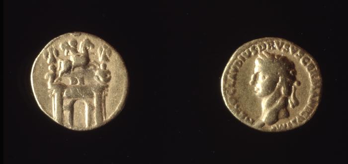 RIC I (second edition) Claudius 69, реверс, bm
