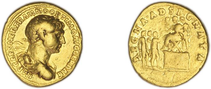 RIC II Trajan 367, реверс, bm