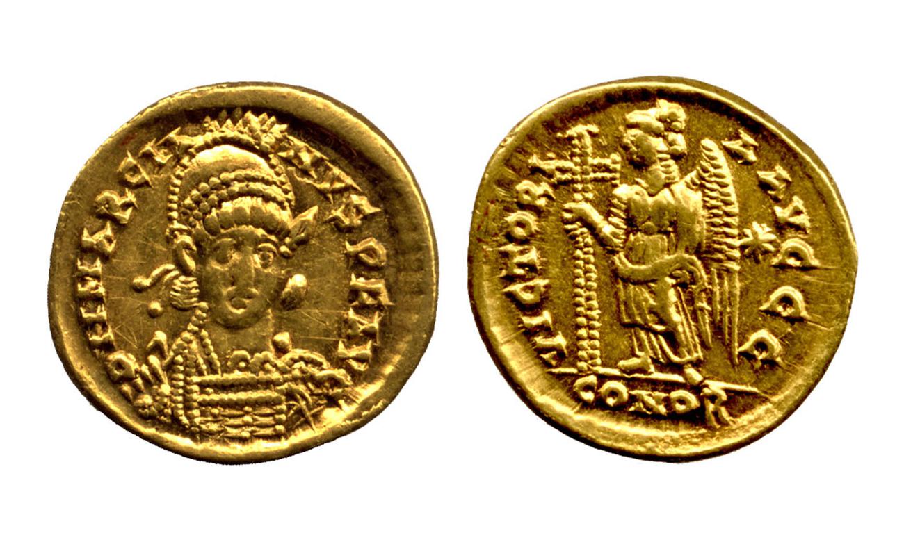 RIC X Marcian 509, аверс, bm