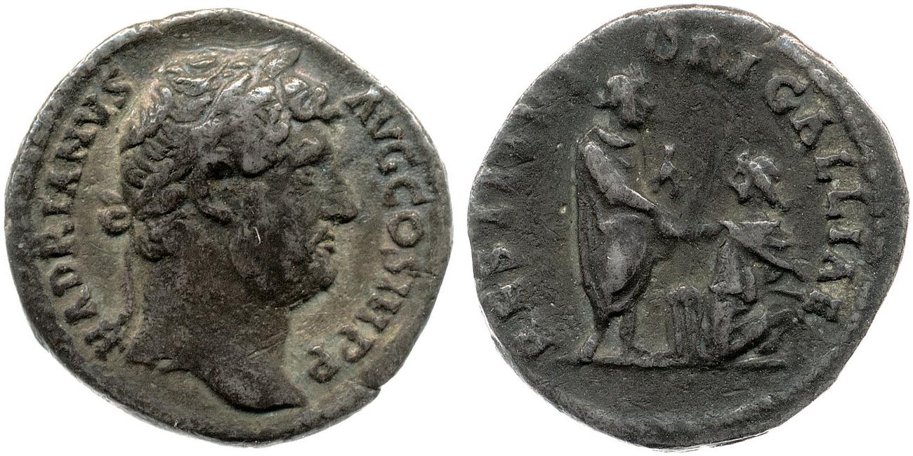 RIC II, Part 3 (second edition) Hadrian 1573, аверс, bm