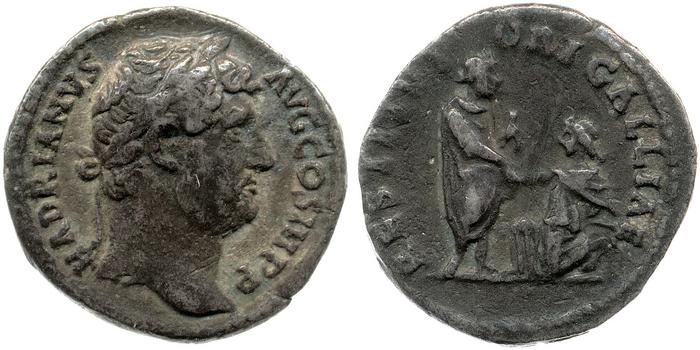 RIC II, Part 3 (second edition) Hadrian 1573, реверс, bm