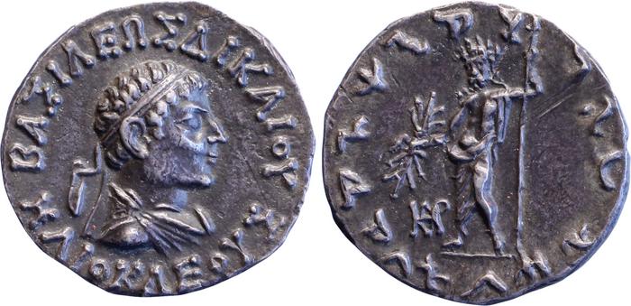 Heliocles II of Bactria rev