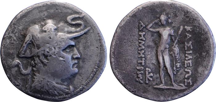 аверс Bactrian and Indo-Greek Coinage Demetrius I 3.1