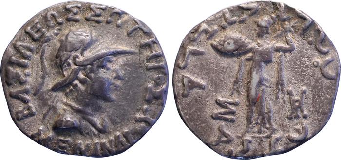 аверс Bactrian and Indo-Greek Coinage Menander I 11.3