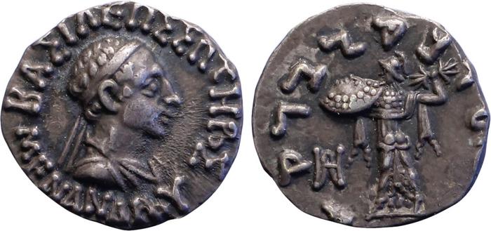 аверс Bactrian and Indo-Greek Coinage Menander I 13.19
