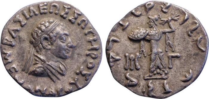 аверс Bactrian and Indo-Greek Coinage Menander I 13.14