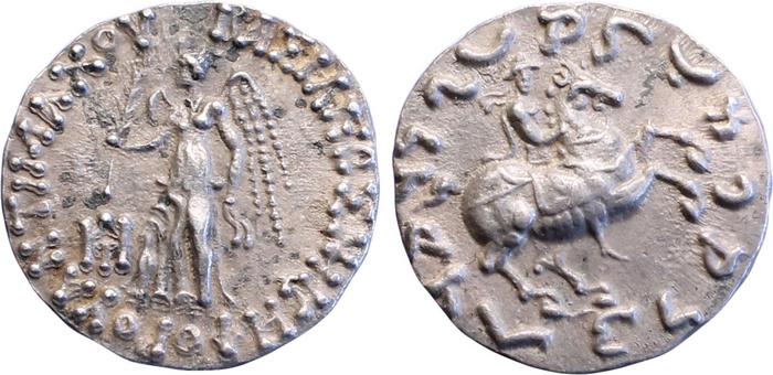 аверс Bactrian and Indo-Greek Coinage Antimachus II 1.6