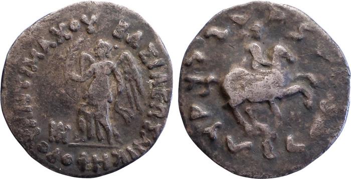 Bactrian and Indo-Greek Coinage Antimachus II 1.6, bm