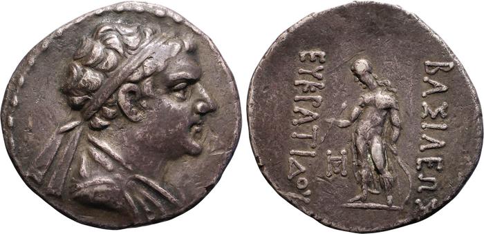 аверс Bactrian and Indo-Greek Coinage Eucratides II 1.9