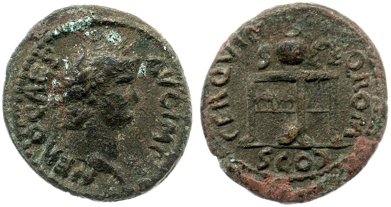 RIC I (second edition) Nero 233, аверс, bm