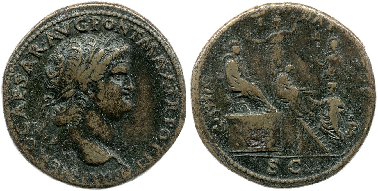 obverse RIC I (second edition) Nero 502