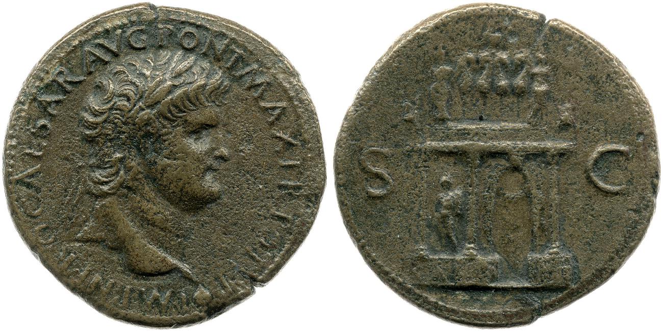 obverse RIC I (second edition) Nero 499