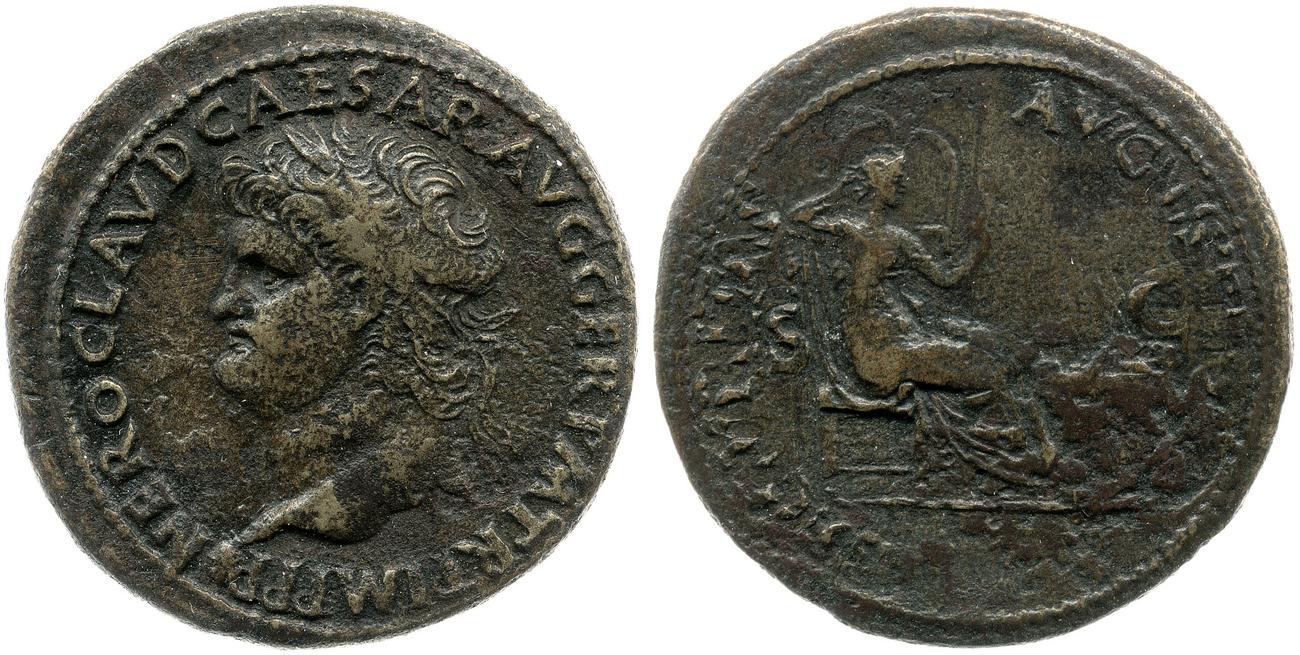 obverse RIC I (second edition) Nero 446