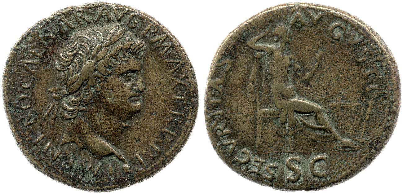 obverse RIC I (second edition) Nero 596