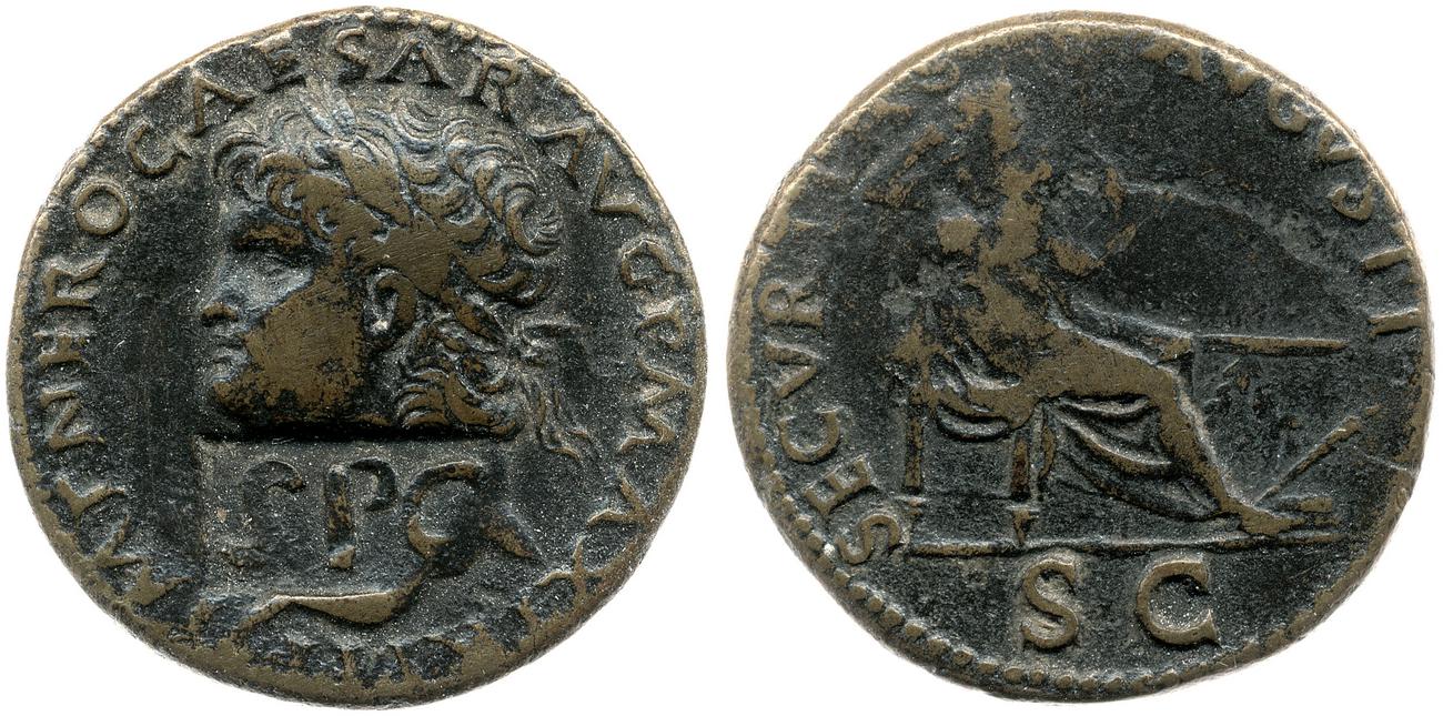 obverse RIC I (second edition) Nero 597