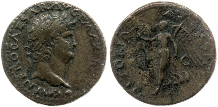 RIC I (second edition) Nero 522, реверс, bm