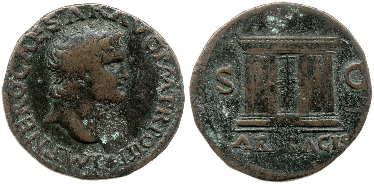 obverse RIC I (second edition) Nero 526
