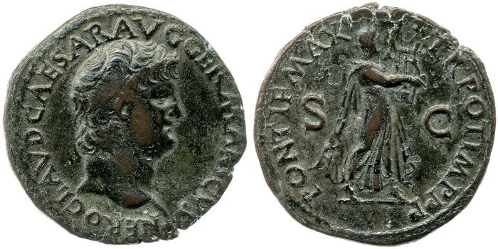 RIC I (second edition) Nero 416, реверс, bm