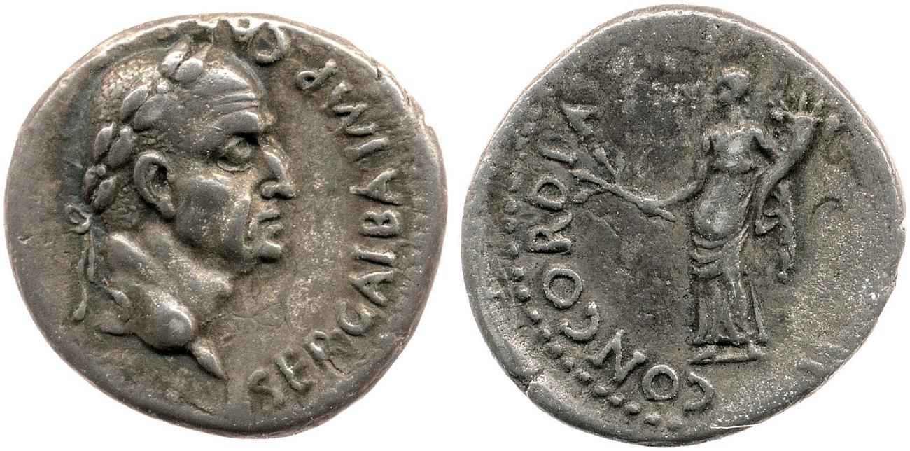 RIC I (second edition) Galba 120, аверс, bm