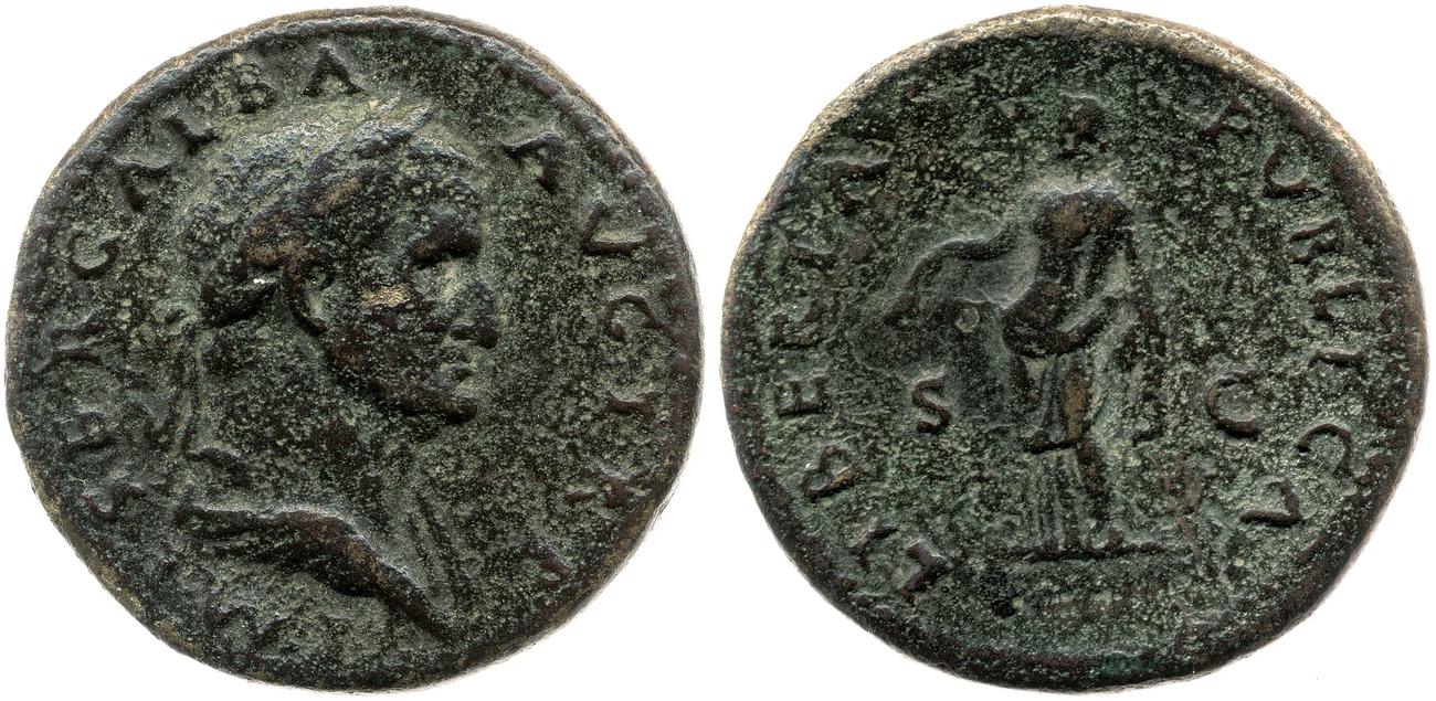 RIC I (second edition) Galba 237, аверс, bm
