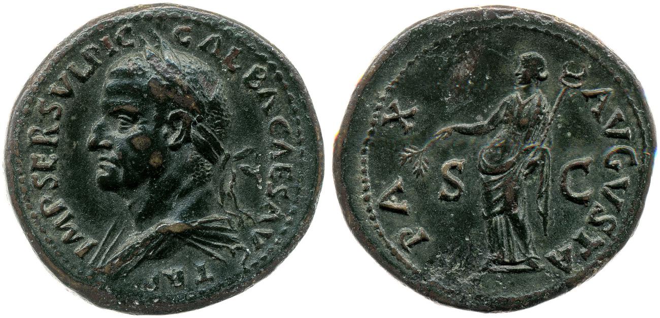 RIC I (second edition) Galba 322, аверс, bm