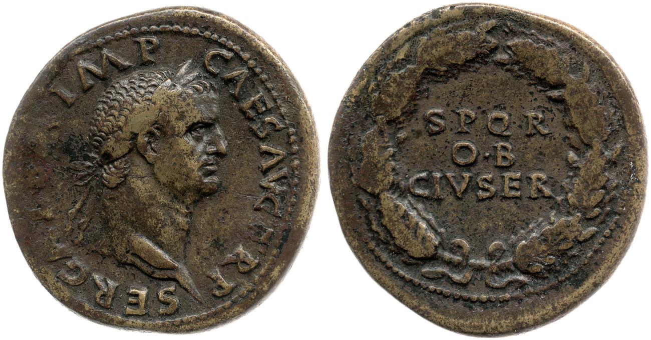 RIC I (second edition) Galba 270, аверс, Британский музей