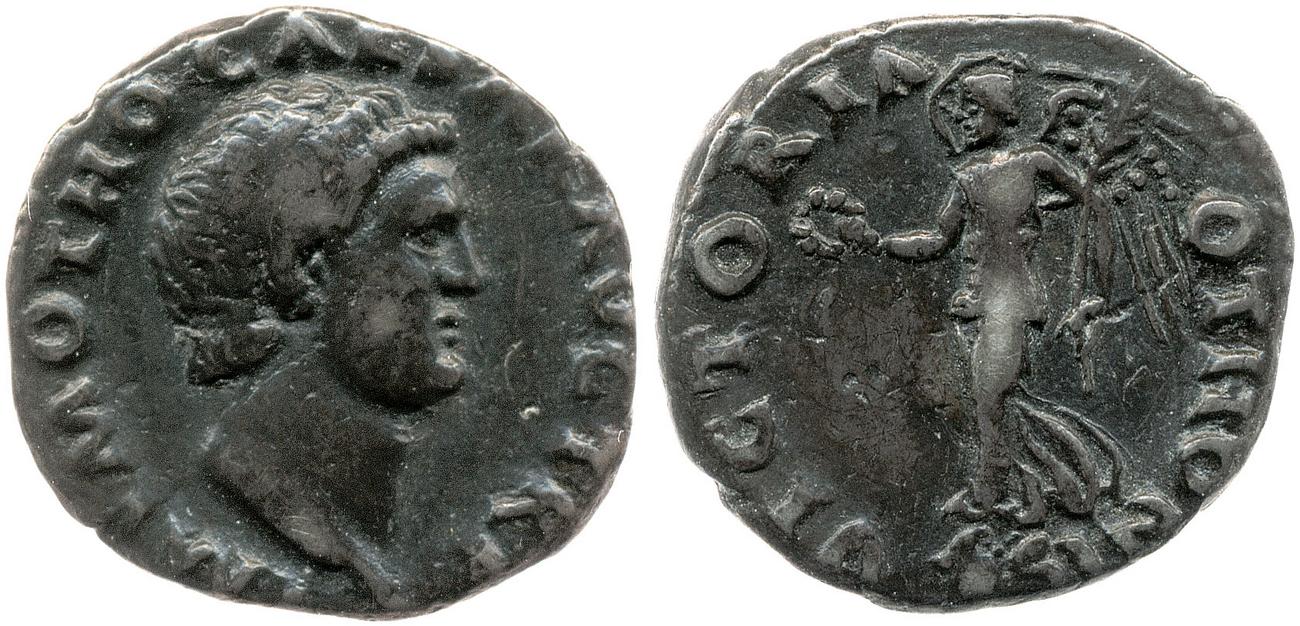 RIC I (second edition) Otho 17, аверс, bm