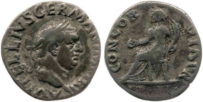 RIC I (second edition) Vitellius 73, реверс, bm