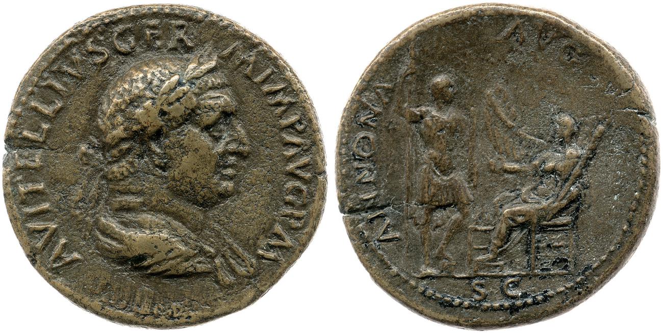 аверс RIC I (second edition) Vitellius 166