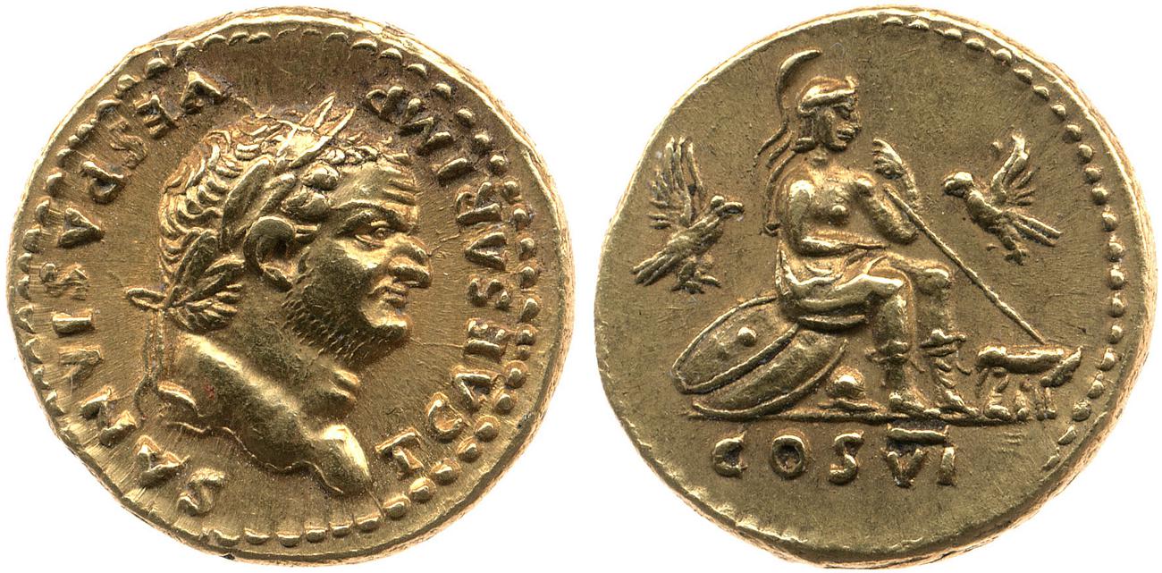 аверс RIC II, Part 1 (second edition) Vespasian 954