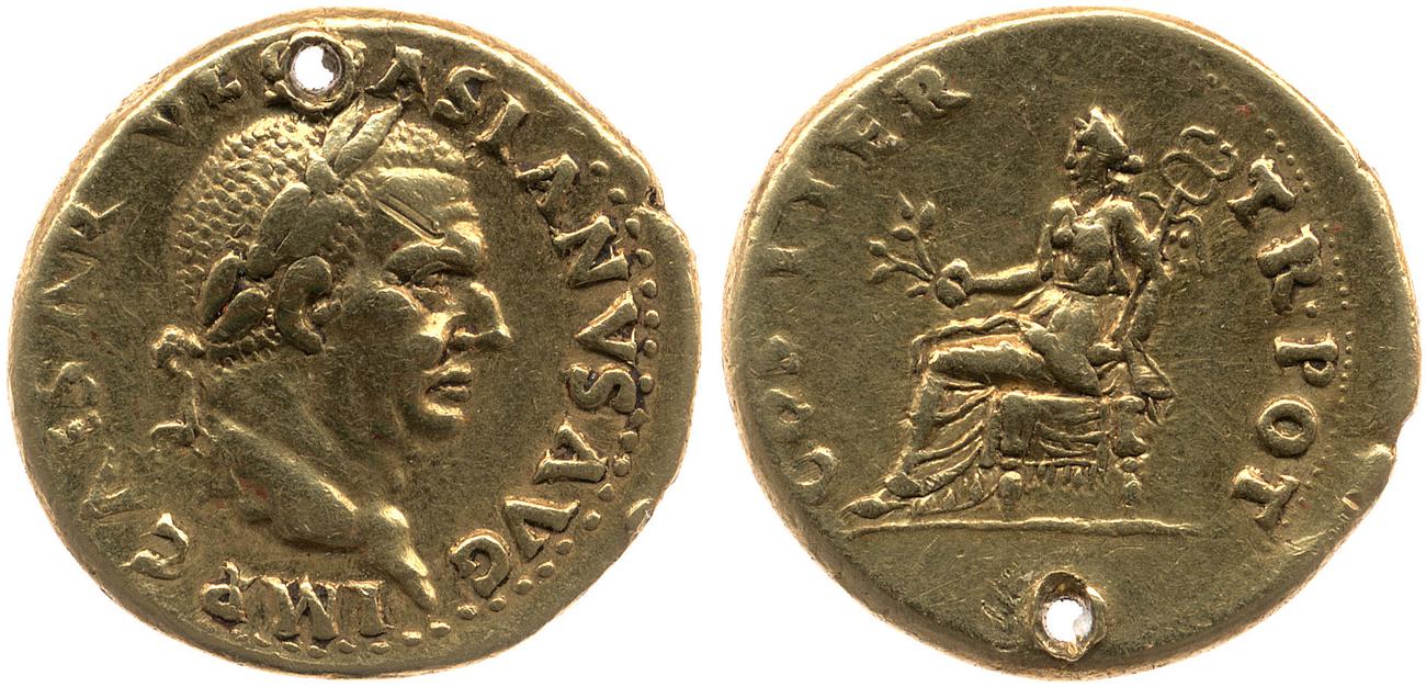 RIC II, Part 1 (second edition) Vespasian 1311, аверс, bm