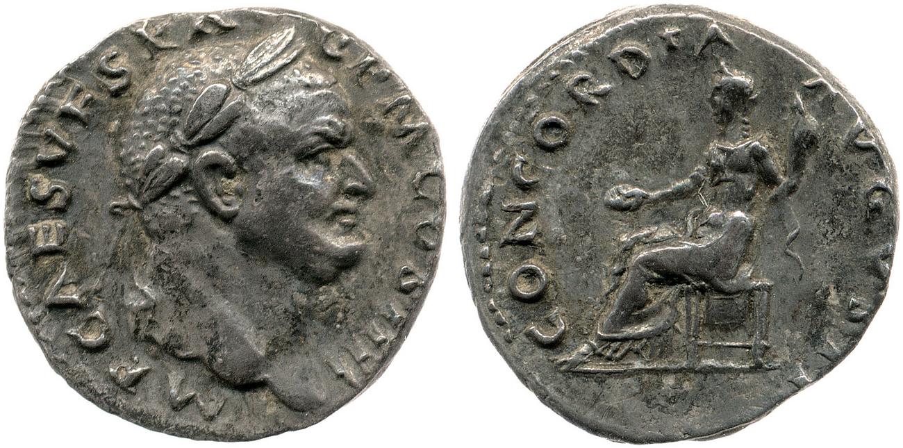 RIC II, Part 1 (second edition) Vespasian 357, аверс, bm