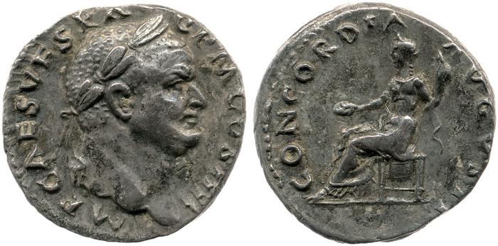 RIC II, Part 1 (second edition) Vespasian 357, реверс, bm
