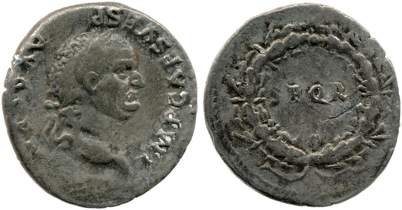 RIC II, Part 1 (second edition) Vespasian 547, аверс, Британский музей