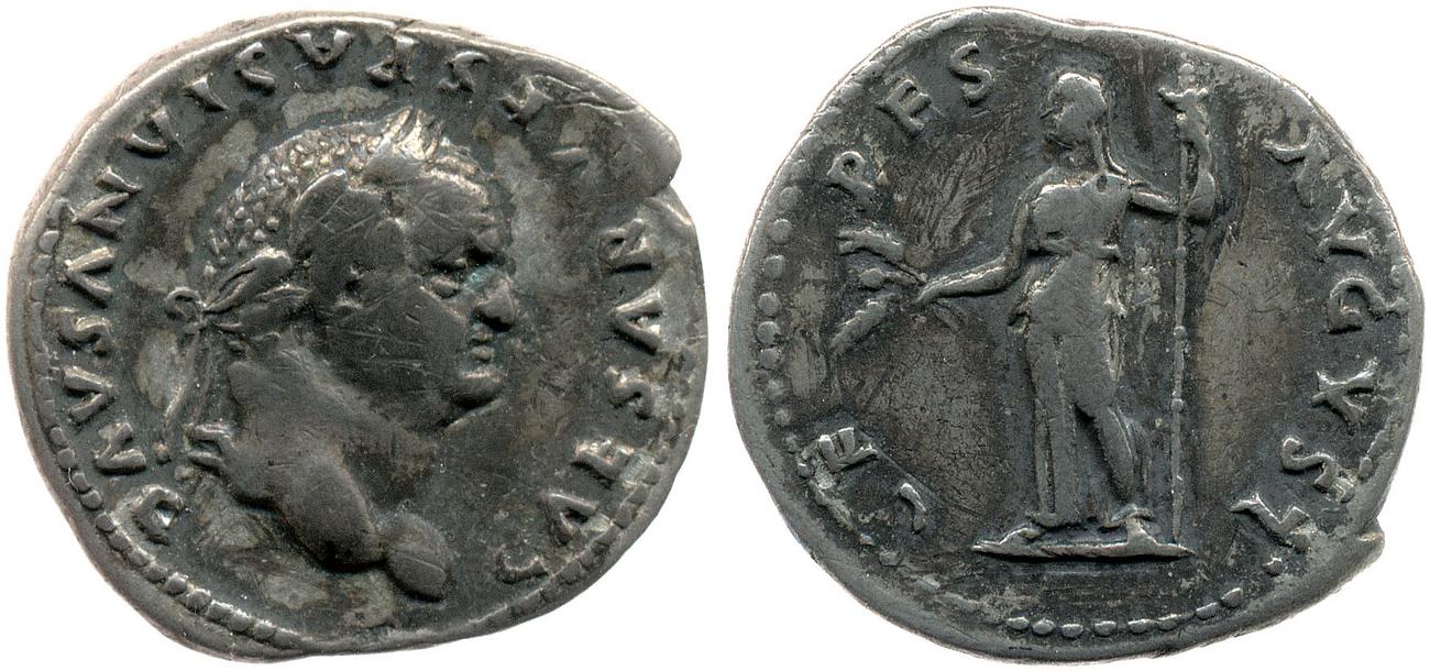 аверс RIC II, Part 1 (second edition) Vespasian 968