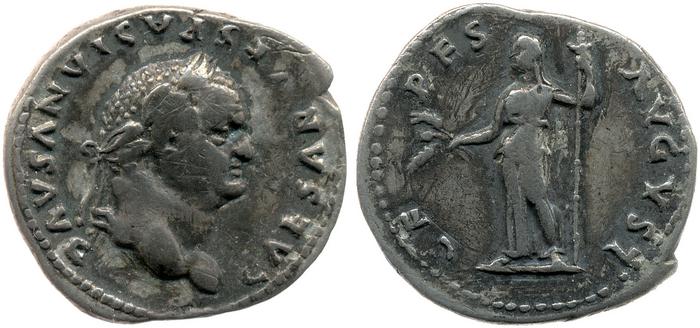 реверс RIC II, Part 1 (second edition) Vespasian 968