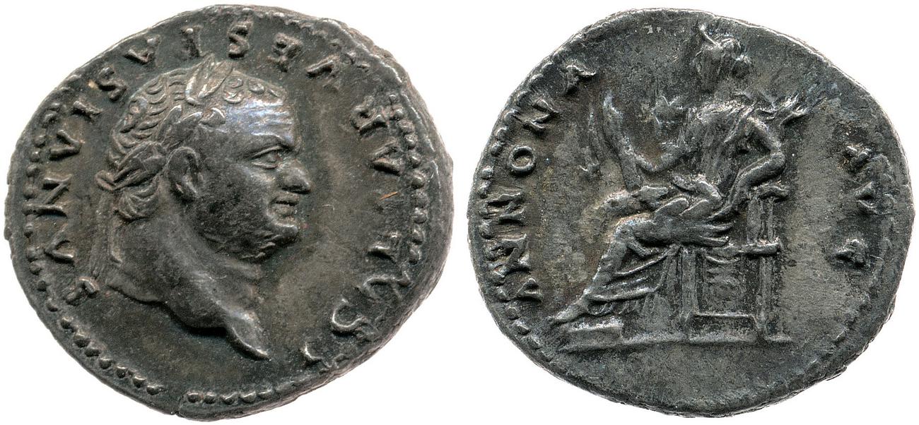 аверс RIC II, Part 1 (second edition) Vespasian 972