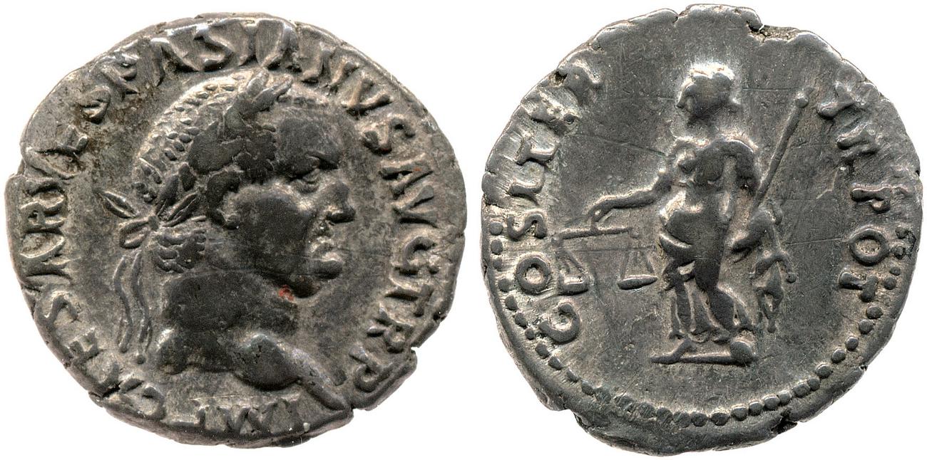 obverse RIC II, Part 1 (second edition) Vespasian 1107
