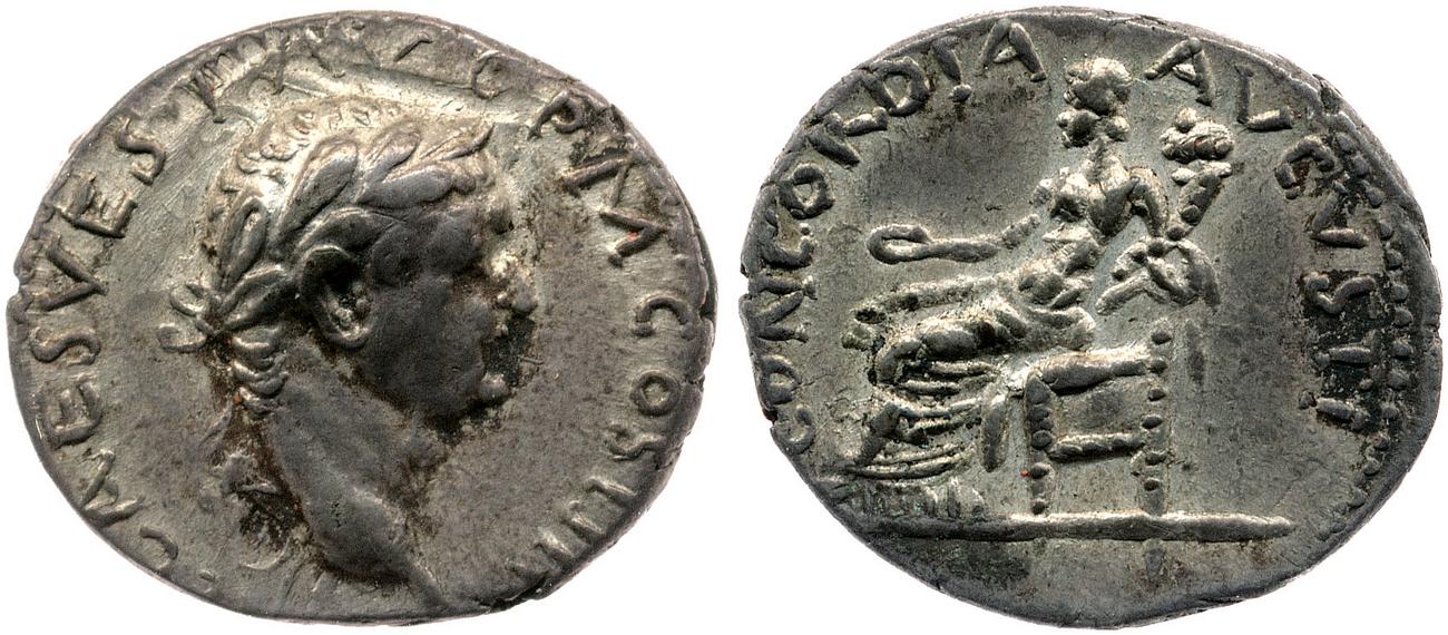 аверс RIC II, Part 1 (second edition) Vespasian 1554